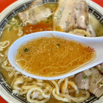 赤湯ラーメン 龍上海 - からみそスープ