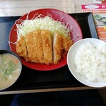 かつや - ロースカツ定食(感謝祭価格594円)