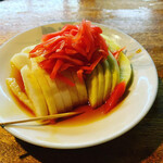 宇ち多゛ - 大根しょうがのっけてお酢