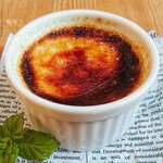 Iwakuni lotus root creme brulee