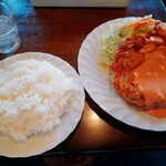 鳥心 - チキンナンバン定食950円