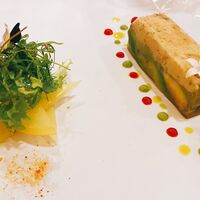 レストラン ラ・フロレゾン・ドゥ・タケウチ - 前菜のズワイガニのテリーヌ