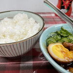 Tenohira Shokudou - 白米美味しい。魯肉飯