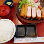 ぽるころっそ - 上ロースかつ定食1,800円
