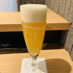 おみ乃 - ・生ビール サッポロ 白穂乃香