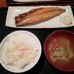 漁師のあぶり家 - サバ塩焼き定食