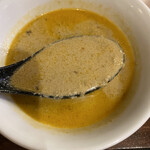 海老丸らーめん - 蟹らーめんのスープ