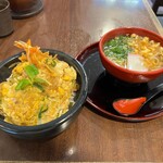 Tendon Asahi - 上天とじ丼とミニうどん
