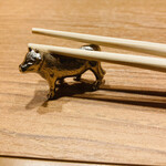 大和焼肉 結 - 可愛い♪牛の箸置き♡