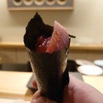 鮨 なんば - トロ手巻き