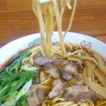 中華そば いではら - 麺 持上げ