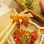 帆掛鮨 - ツブ貝は南高梅で食べる