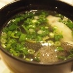帆掛鮨 - 魚の出汁がびっくりするぐらい出たお吸い物（2012年12月）