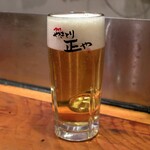 やきとり 正や - 熟撰生ビール