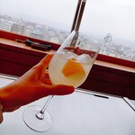 Teppanyaki Tokiwa - 17階からの景色を見ながら乾杯