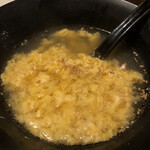 焼肉チャレンジャー - 玉子スープ！結構大盛り！