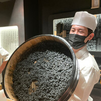 麻布 黒しゃり - 