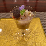 Dessert Le Comptoir - 帆立のマリネ　人参クリーム