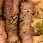 ビストロ ハムサ - カブに空豆、レンコン、女心鷲掴みの付け合わせ♡