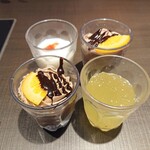 Yuzu an - 熟成牛しゃぶしゃぶ膳(1,680円)の選べるデザート2種