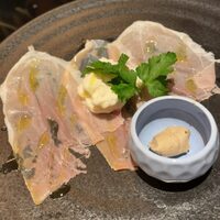 別邸 壽 - 「生ハムとストラッチャチーズ　特製黒トリュフパテ添え」