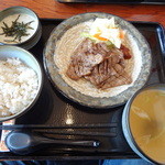 仙台四郎 - 牛タン麦とろ定食　1400円