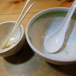 たきたろう - 塩ラーメン味付け玉子つき完食