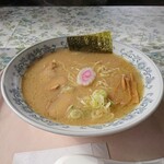 憩の館ほっとinやないづ - 会津地鶏白湯塩味ラーメン大盛