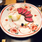 赤坂 詠月 - ◎ 和牛うちももの部位（北海道）　蕗味噌などお好みで