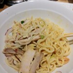 めん業一筋 善龍 - ネギ塩あぶらめん(まぜ時)