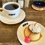 純喫茶 のい - コーヒーとプリン