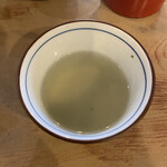 さか本 そば店 - そば湯