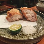 恵比寿 吉乃坐 - 鳥取朝引き大山鶏の唐揚げ～山椒塩～