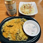 インド食堂ワナッカム - タミルマトンビリヤニセット！笑