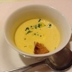 花小町 - ランチのスープ