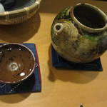 広尾 一会 - この酒器でいただきました。