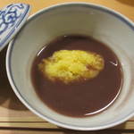 広尾 一会 - きびぜんざい。ホッとする甘さでした。