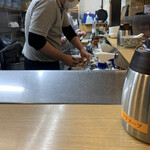 中華そば 多賀野 - 調理風景