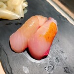 Sushi Bar にぎりて - かんぱち（7日熟成）