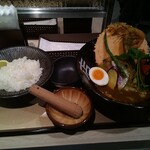 スープカレー奥芝商店 - 鶏あえず足カリー