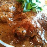 かりい食堂 - カーリーチキンカレーどアップ