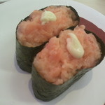 魚べい - 鮭とろ軍艦