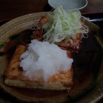 専心庵 - 豆腐ステーキ２０１３，１