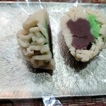 御菓子司 塩芳軒 - 緑は若芽？