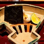 銀座 しのはら - トラフグの白子