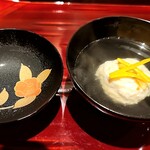 銀座 しのはら - 蟹真丈の椀