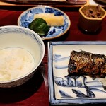 銀座 しのはら - 鰯と牛時雨煮