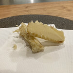 てんぷら 一心 - ⒌筍〜出汁で炊いている