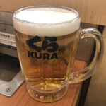 Muten Kurazushi - 生ビール