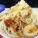 横浜ラーメン - 次郎（二郎）小とモヤシ、マシマシ、味玉